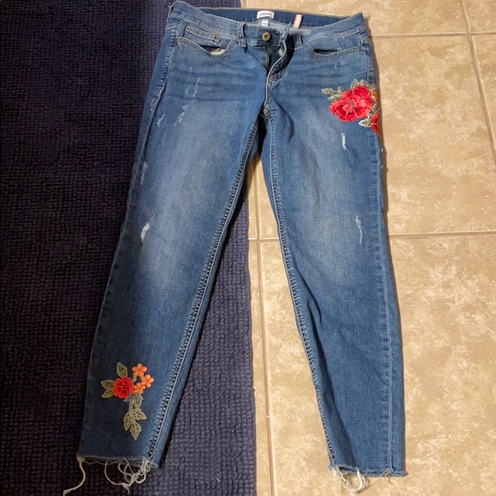 Rose sexy boyfriend jeans